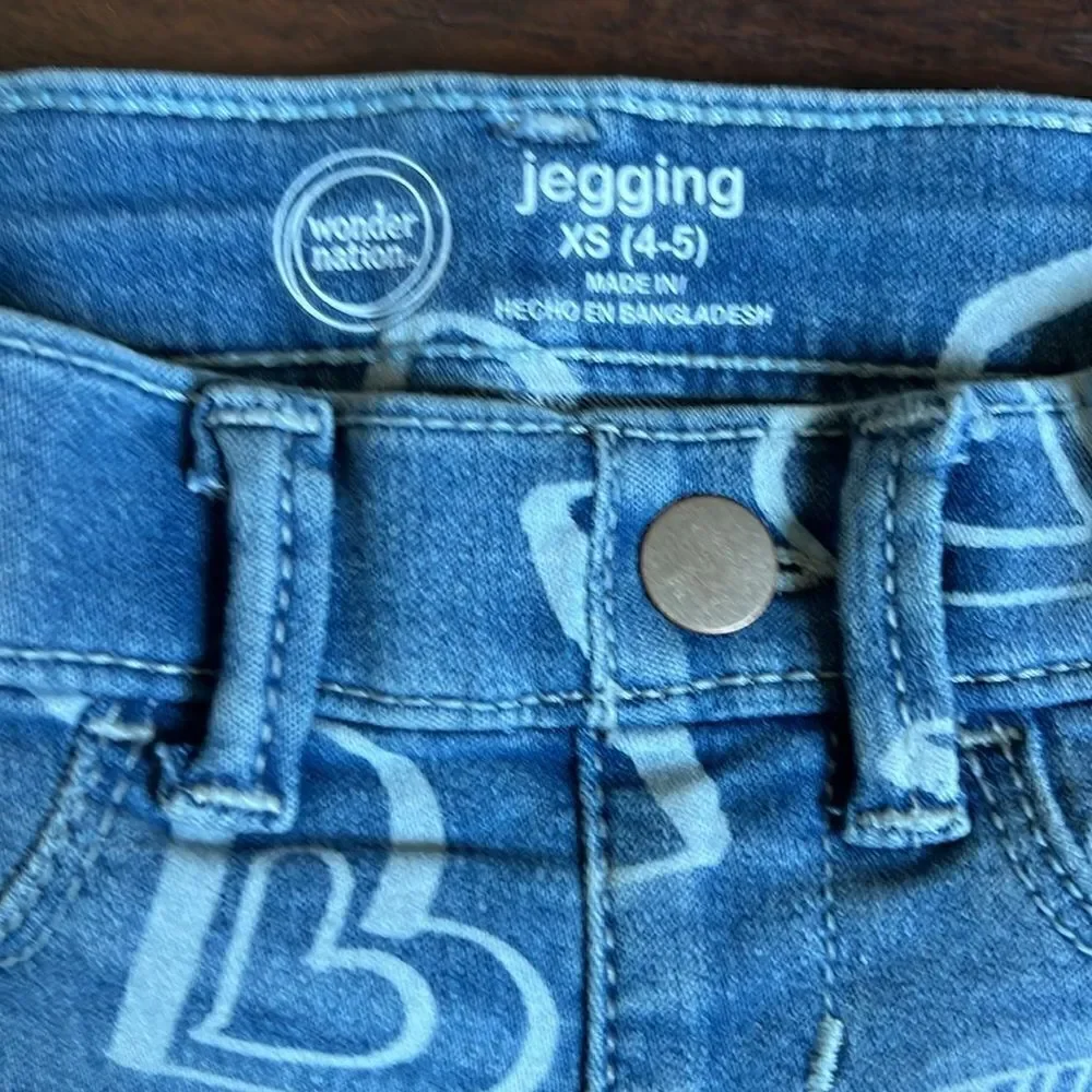 Cute heart jeans